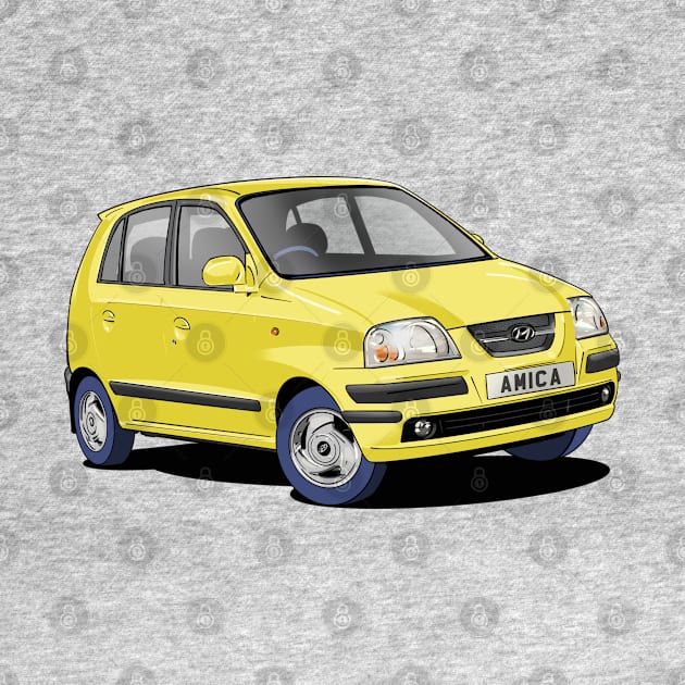 Hyundai Amica/Atoz in Tweety-Yellow by Webazoot